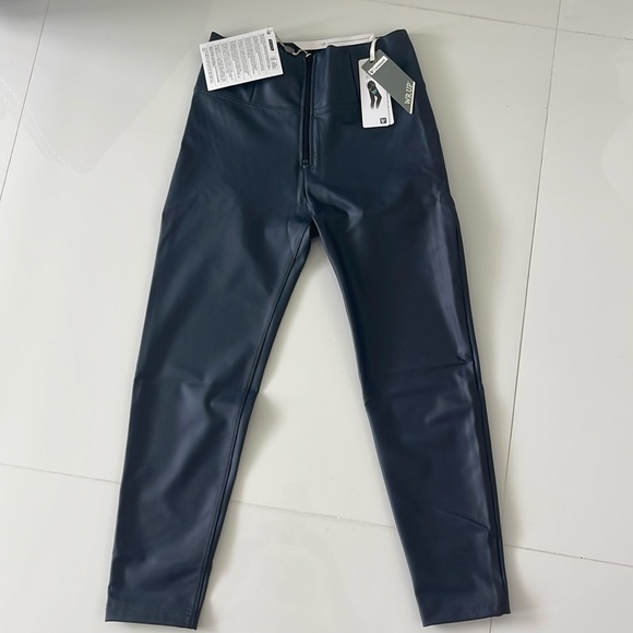 Freddy Pants - Freddy wr.up size M/6 dark gray brand new faux leather coated high waist pants